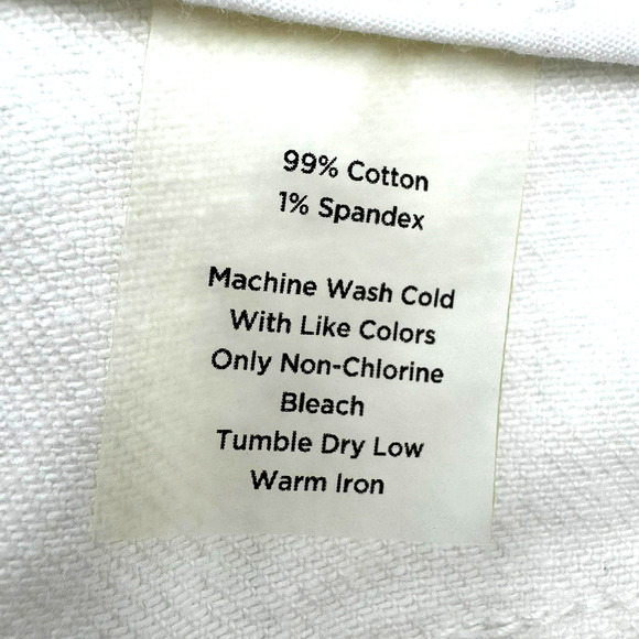 TALBOTS NWT Women's 16 Ivory Cream Curvy Stretch High Rise Flare Trouser Jeans - Picture 5 of 9